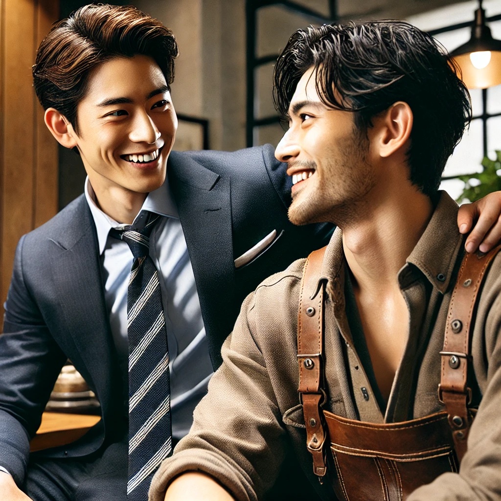 物作り男子 → 唯一の技術で特別なものを生み出し、奥手に愛を伝える。
ビジネス男子 → 言葉と計画で愛を表現し、スマートに幸せを届ける。どっちと一緒に過ごす?