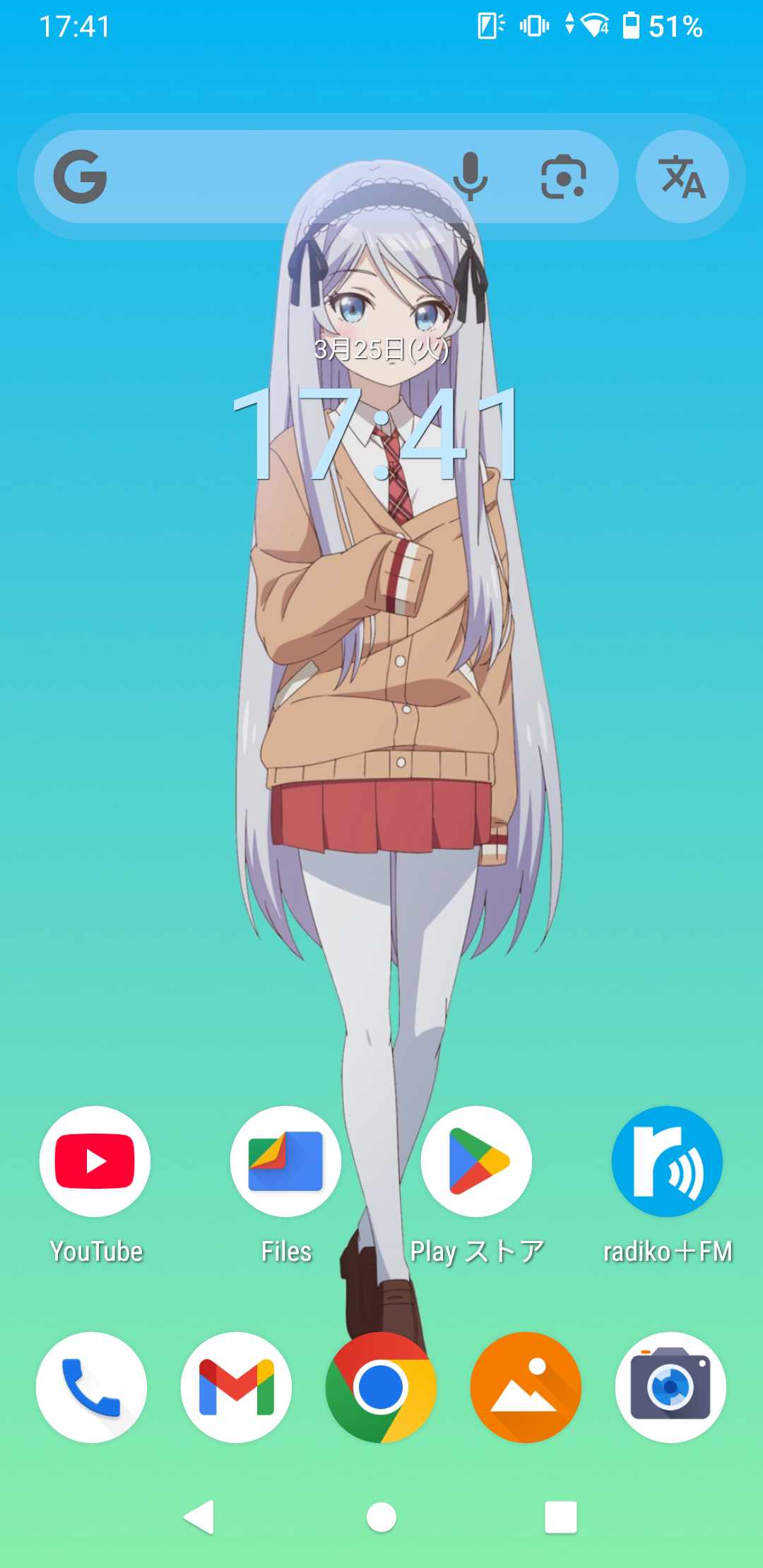 スマホの壁紙の変更頻度について(^^ゞ