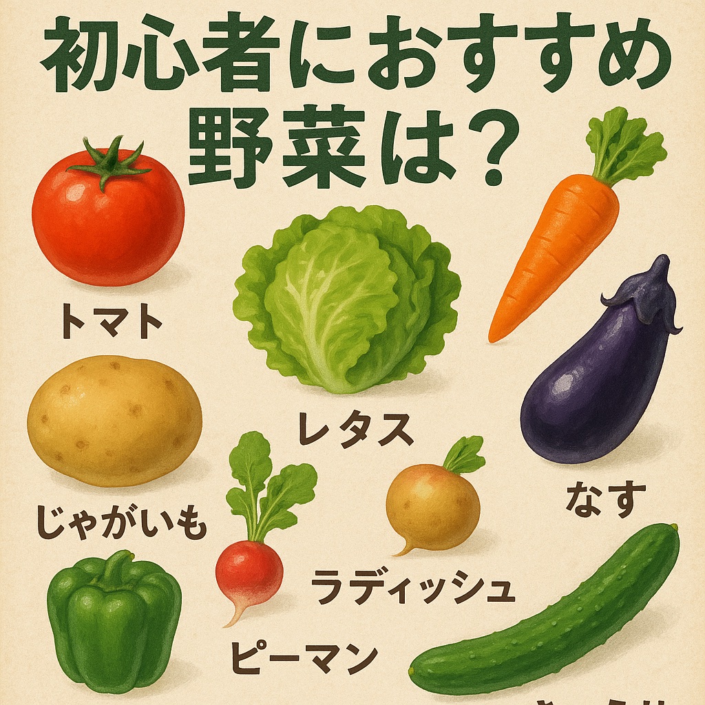 初心者におすすめの野菜は？
