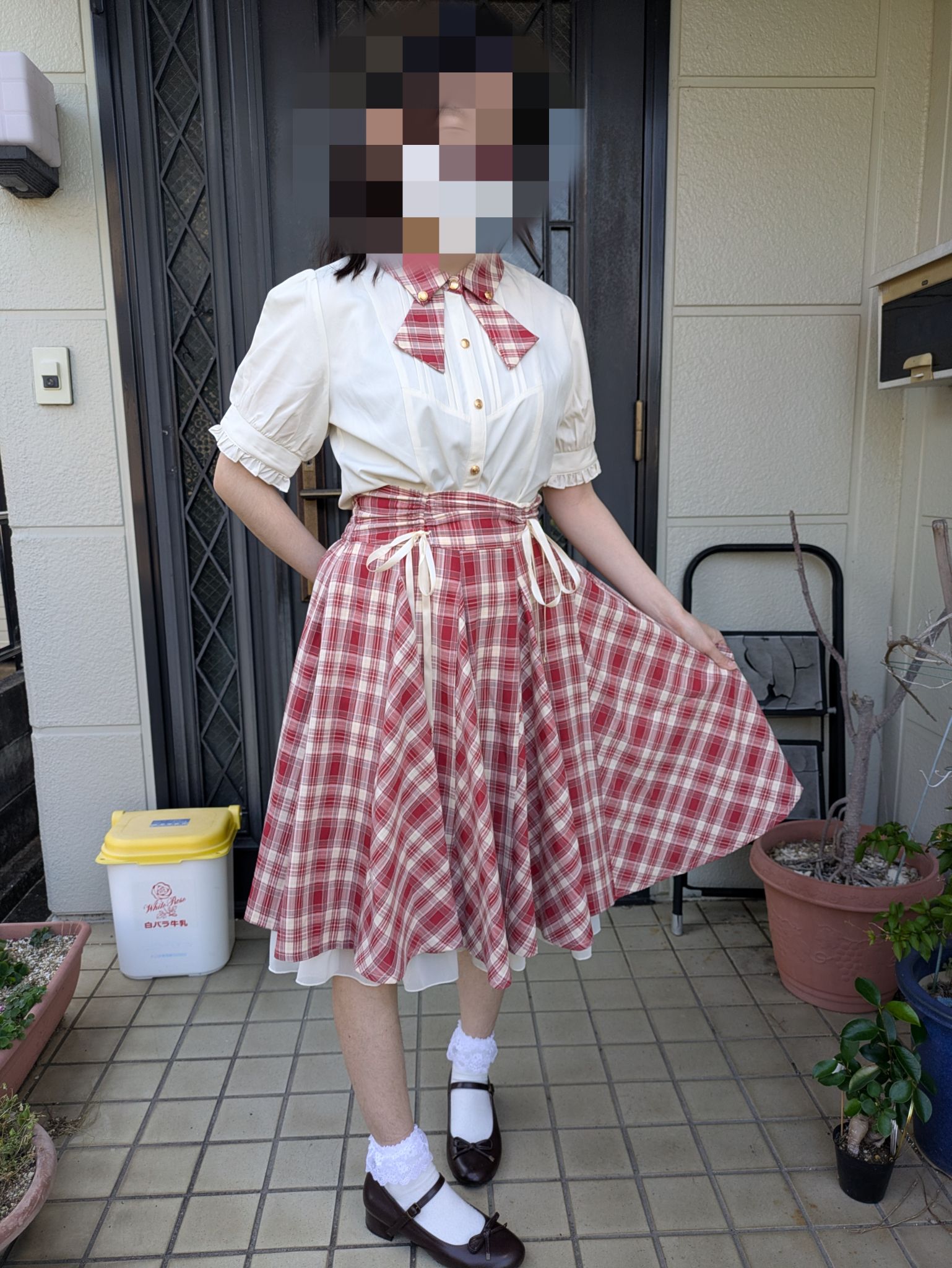 この服装、可愛いですか？⭐