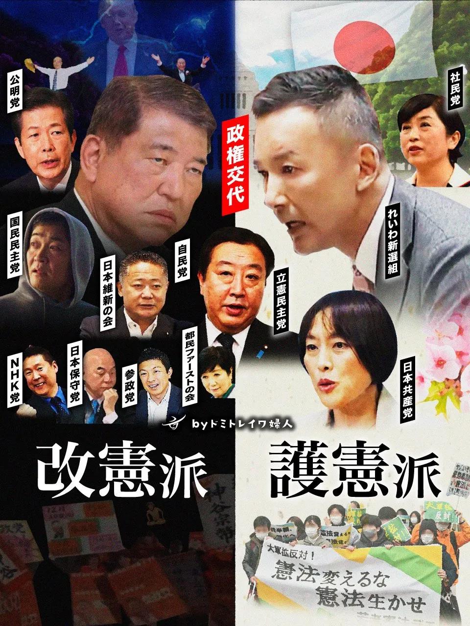 改憲派と護憲派どっちが良い?