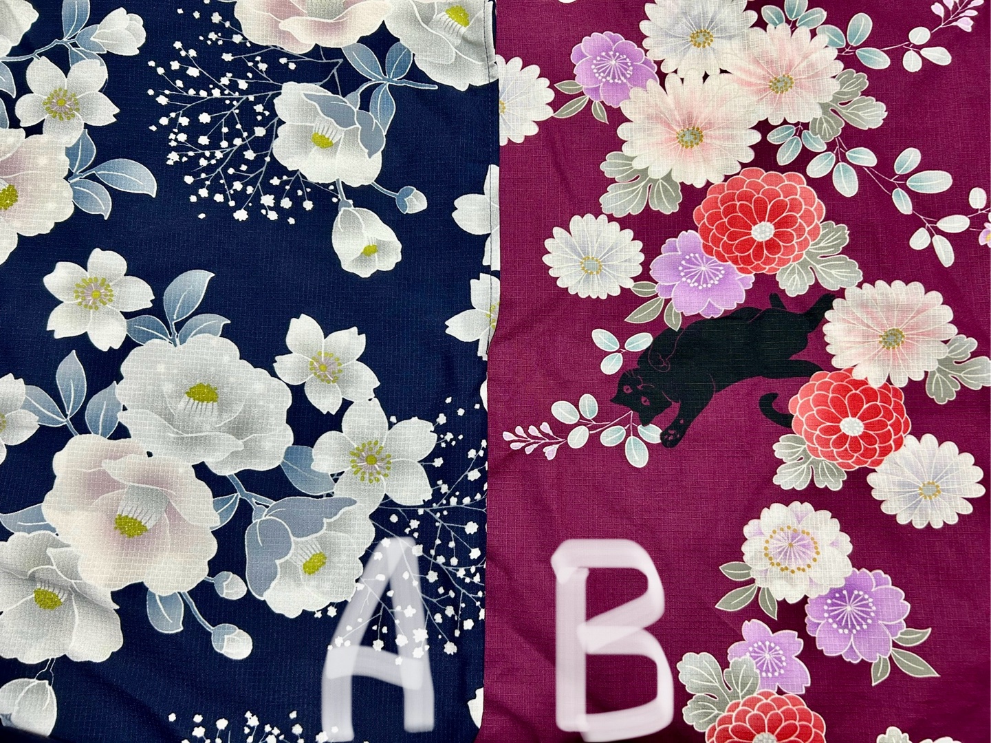 どちらの浴衣の柄が好み？
