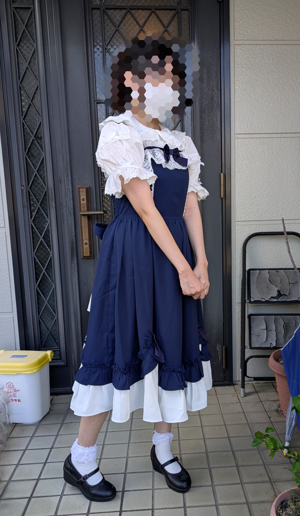 この服装、可愛いですか？🤭