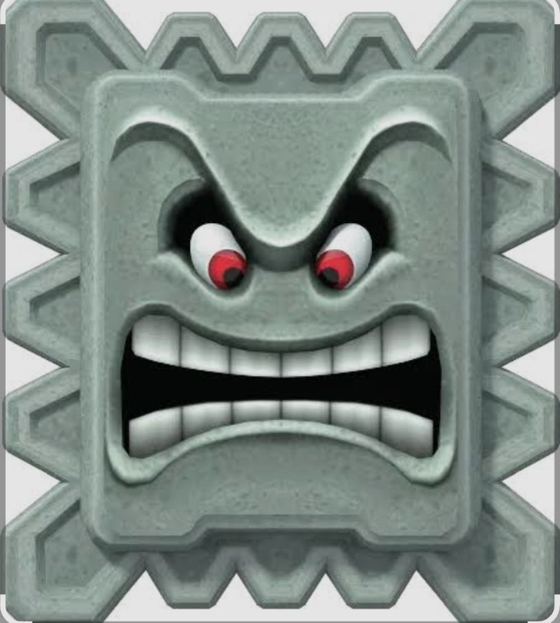 マリオに出てくるドッスン皆んなはジグザク派？それとも64の青四角派？