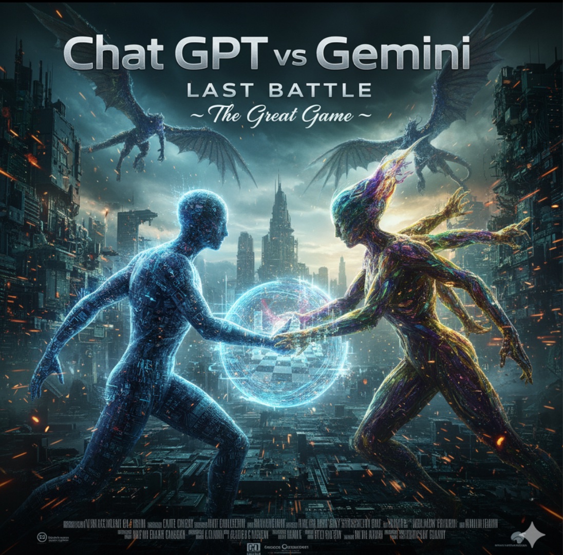 全米のAIファンが熱狂したハリウッド 映画「ChatGPT vs Gemini LAST BATTLE ~The Great Game~」がついに日本上陸！！