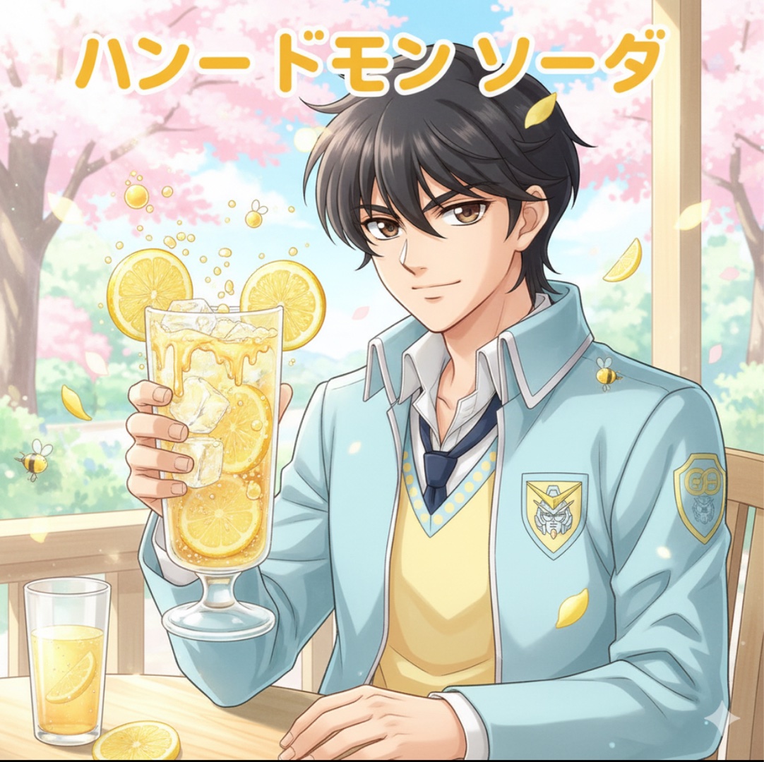 あの熱血のドモンが、ハニーレモンソーダに1話限りのまさかの友情出演が実現しました！本シナリオの内容を、富野由悠季監督っぽい口調で簡潔に述べて下さい