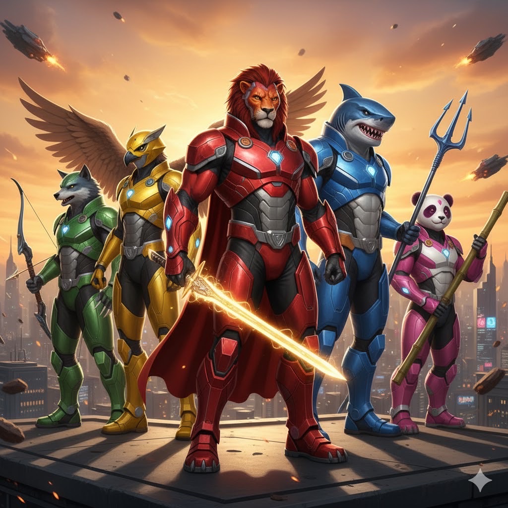 この動物戦隊の名前は？