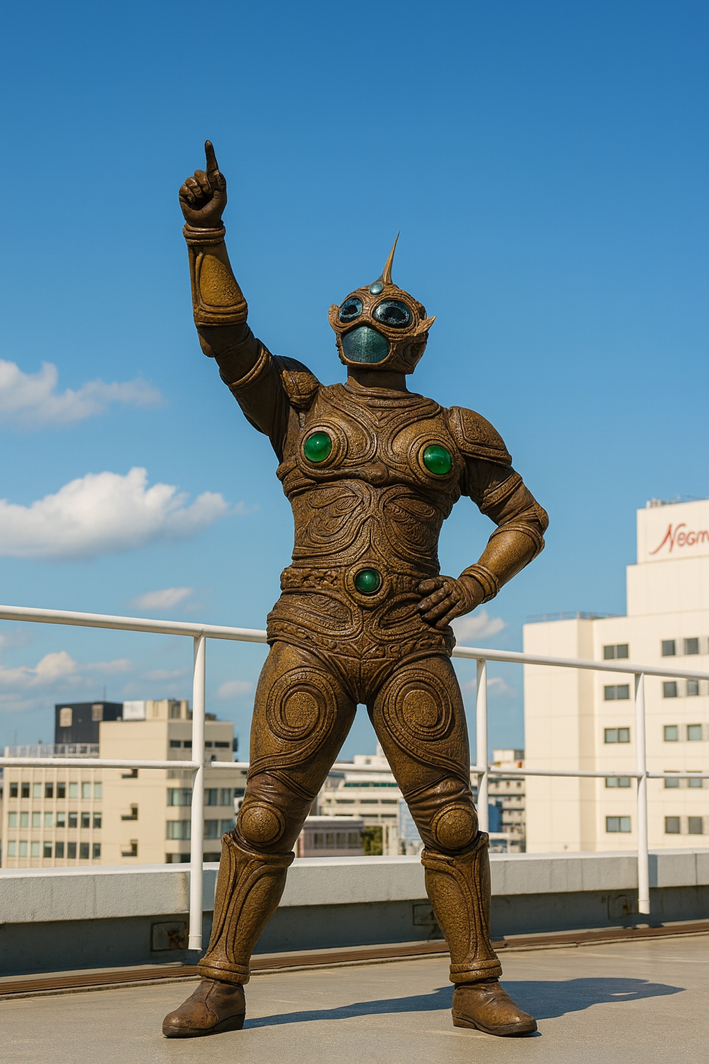 【お題】ヒーローショーの、握手会なんだけど、見覚えの無いヒーローが、いるんだけど、何⁉︎