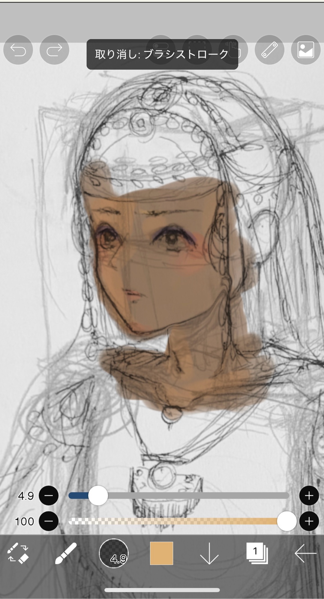 厚塗り初心者です