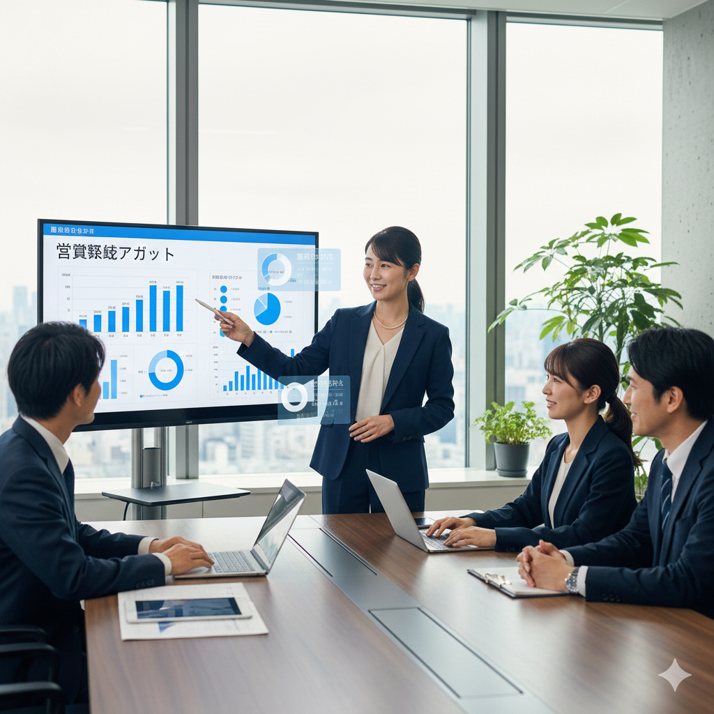 会議中に静まり返る中で突然起きたひと笑い笑笑