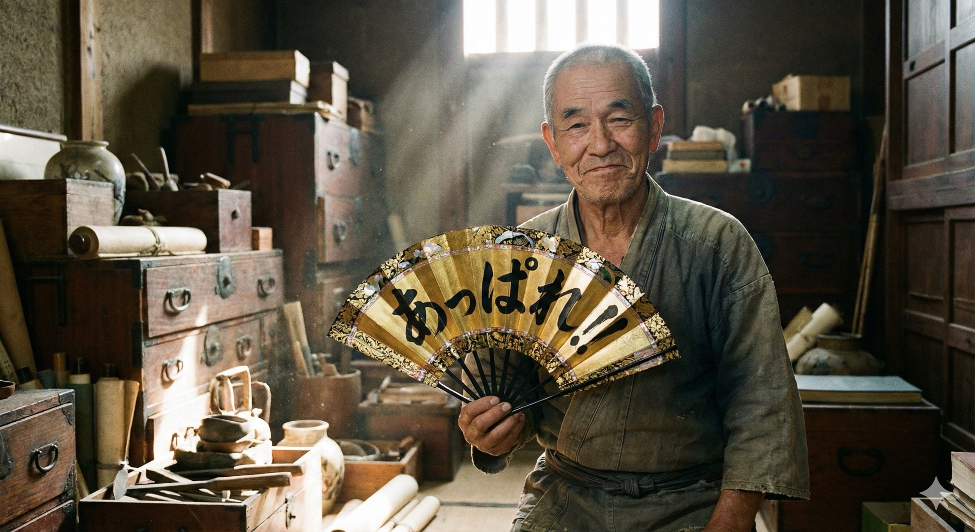 【お題】蔵の中で、変な扇子見つけたんだけど、どんな価値があるのかな？