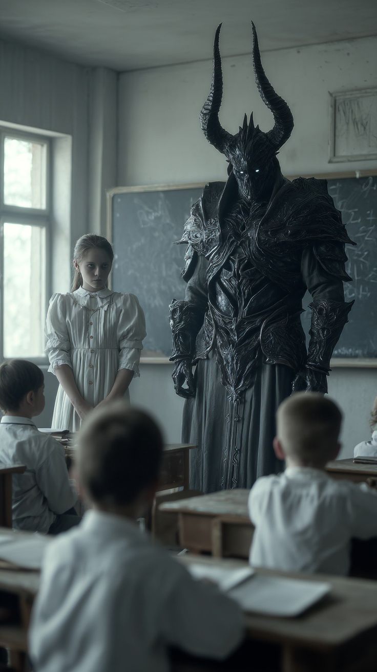 【写真で一言】教室にて…