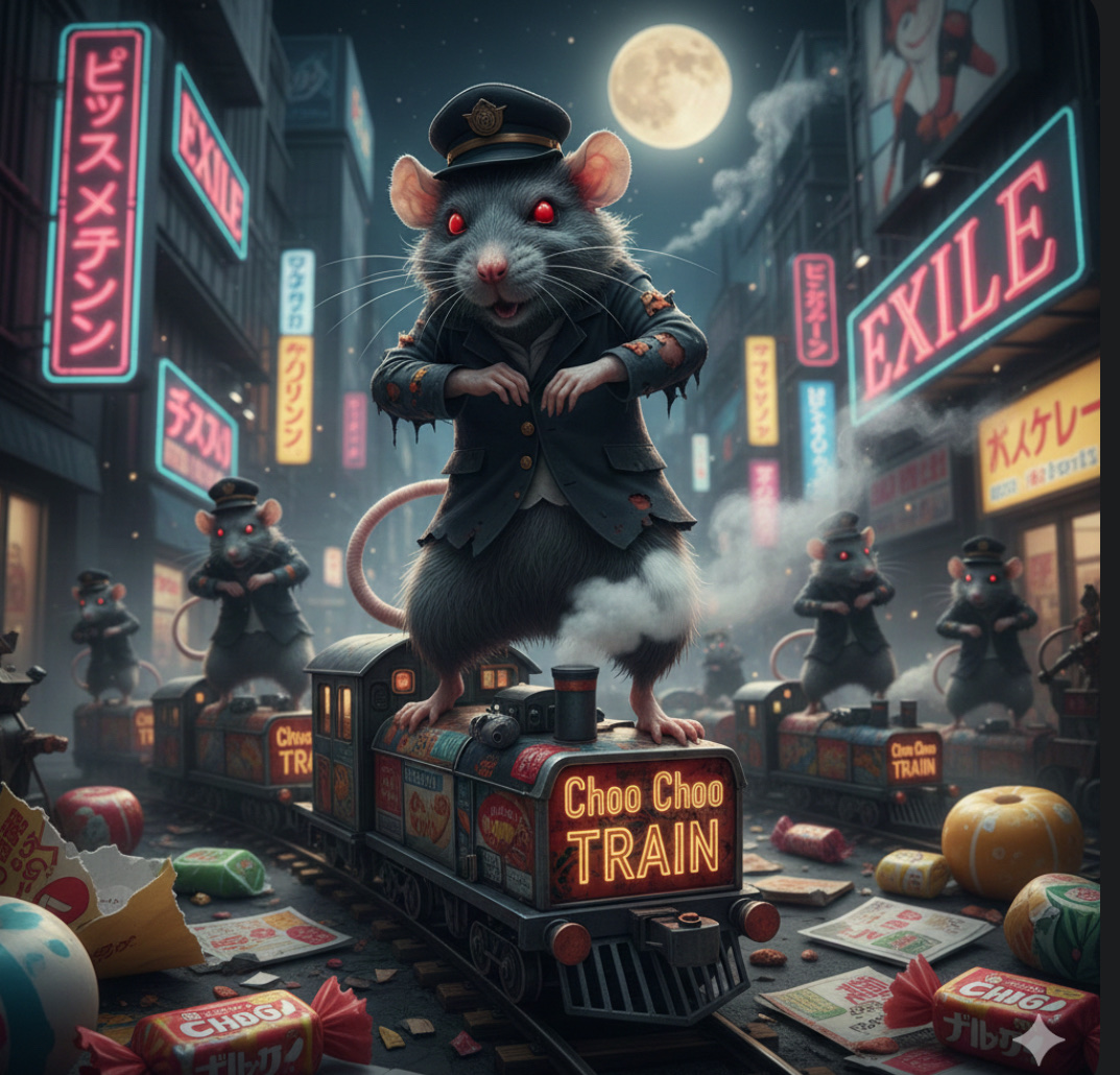 ♪ スクリームを 運ぶよ チューチュー トレイン〜🐭🐹🐀🐁‼️