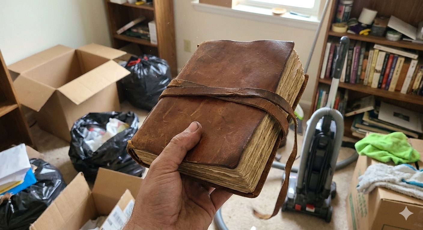 【お題】大掃除してたら、何か古い手帳が出て来たんだけど、何が書かれているのかな？