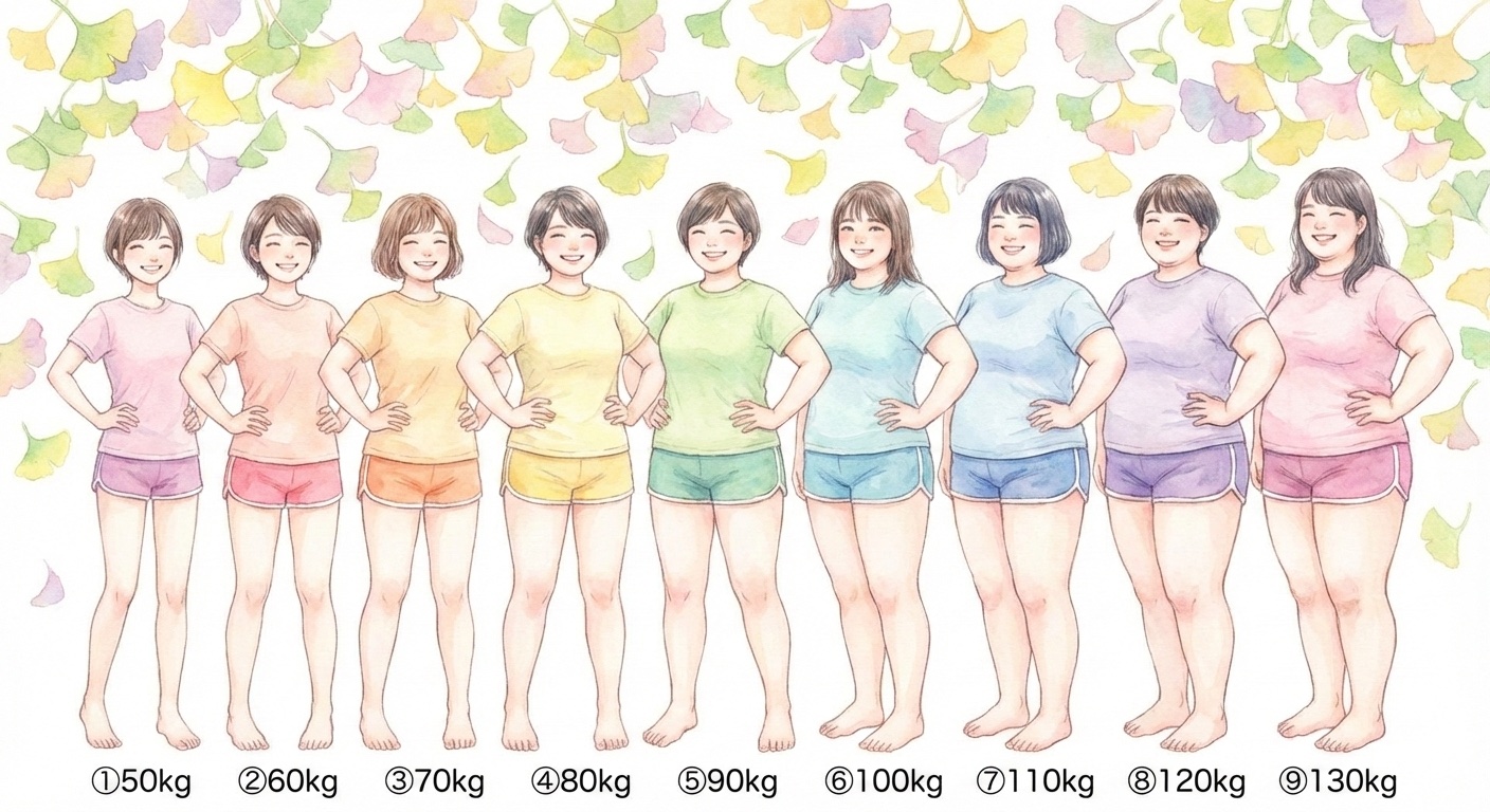 下記のAIイラストの中で好きな中性の体型はどれですか？