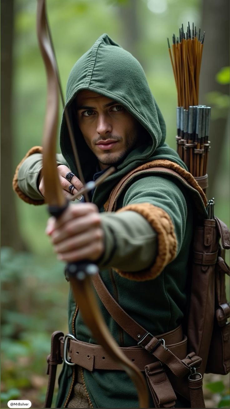 【画像で一言】ある日、森の中、狩人に出会った。この後の展開は？