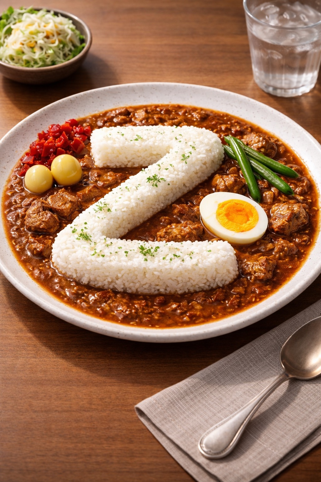 このカレーに面白い名前をつけて下さい。