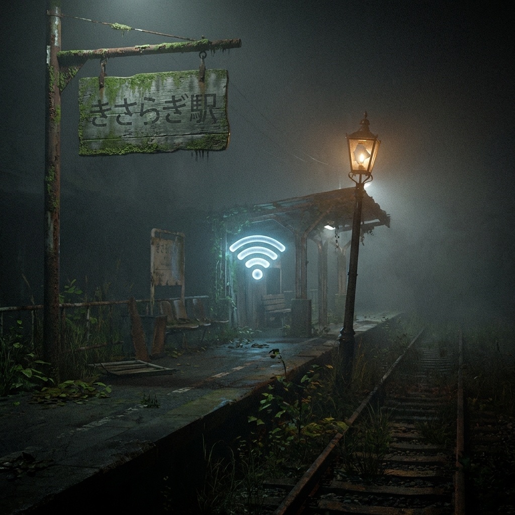 きさらぎ駅にWi-Fiがあった。SSIDは？