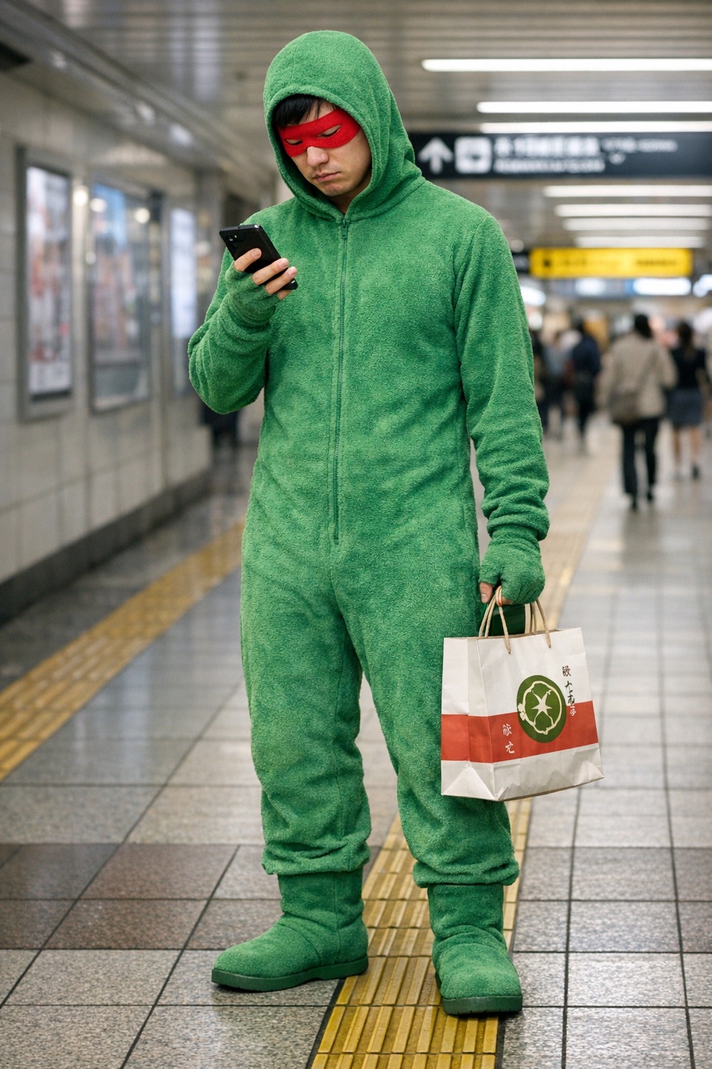 【お題】駅で見かけたこの方は、どこに行くのかな？