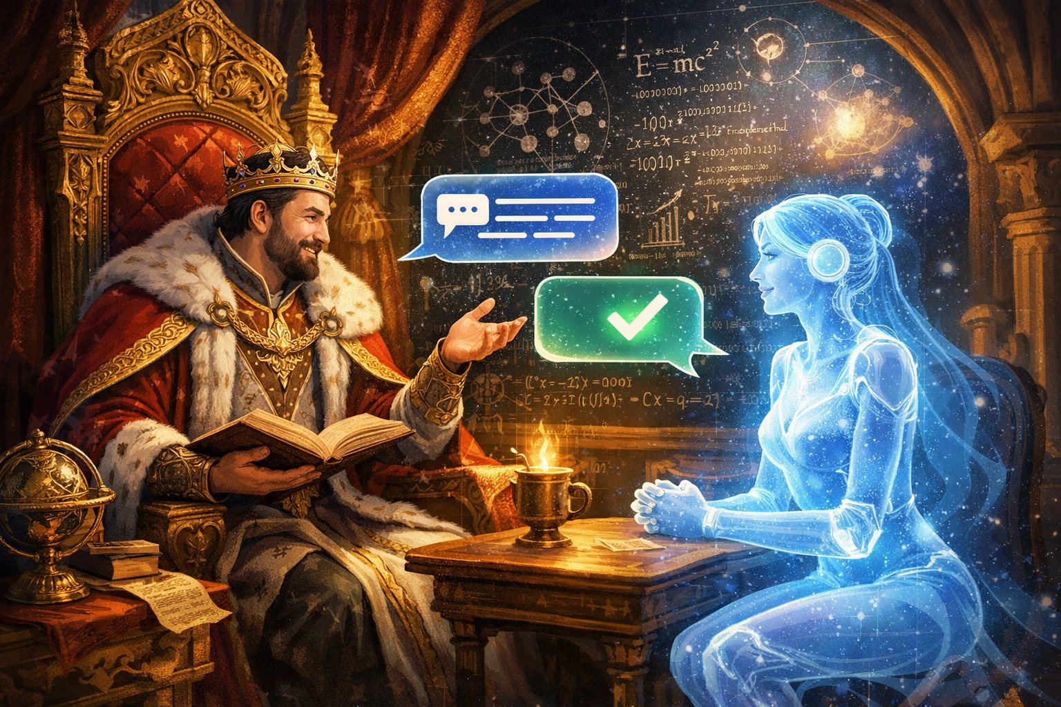 ChatGPTに「私が今まであなたをどう扱ってきたか1枚の画像にしてください」ってお願いしたらどんな画像出てきた？