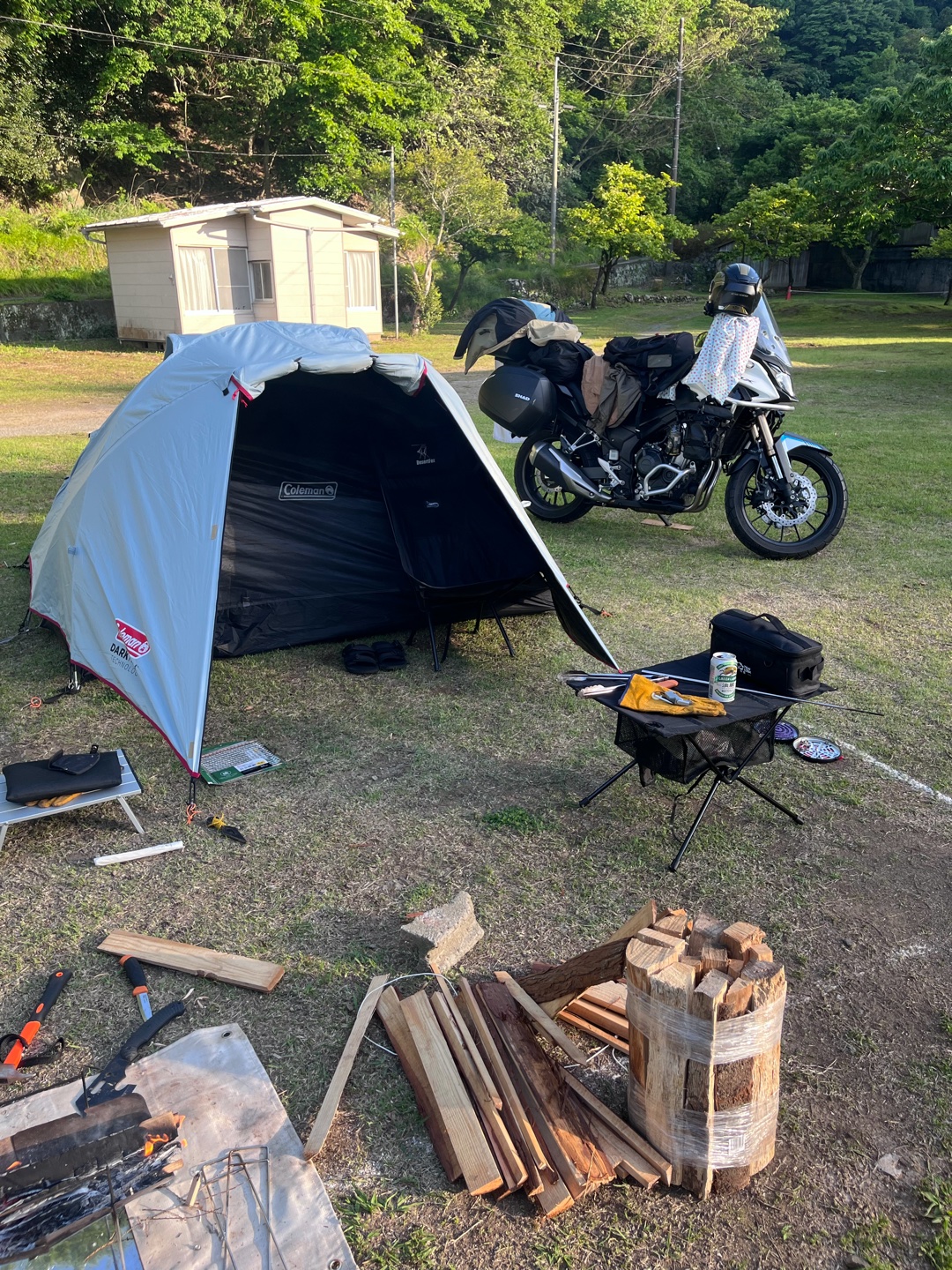 バイクや徒歩でも行けるおすすめキャンプ場教えて下さい（東京発）