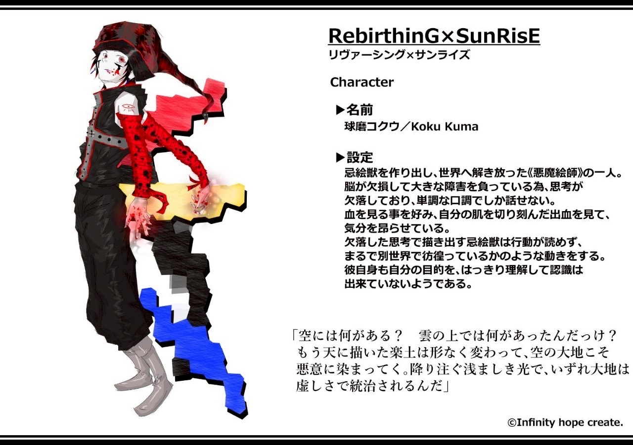 自作ゲームのキャラクター設定の印象聞かせてください✨