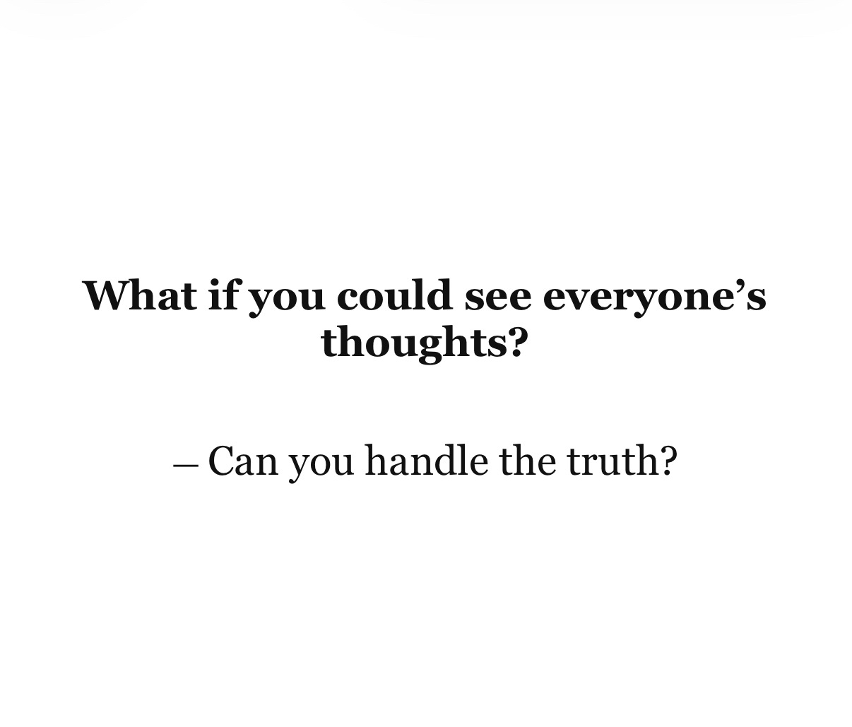 “本音が見える力”は祝福か、それとも負荷か？