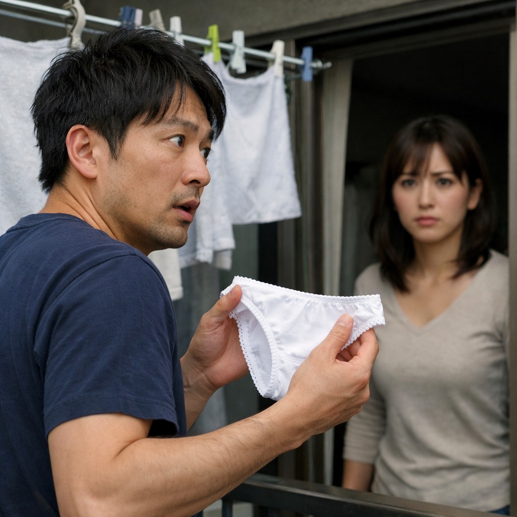 下着泥棒が持ち主とバッタリ（一言）