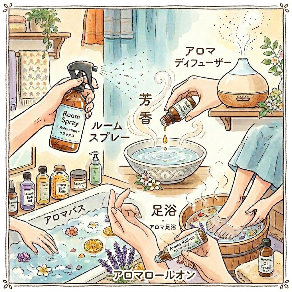 普段のアロマの使い方