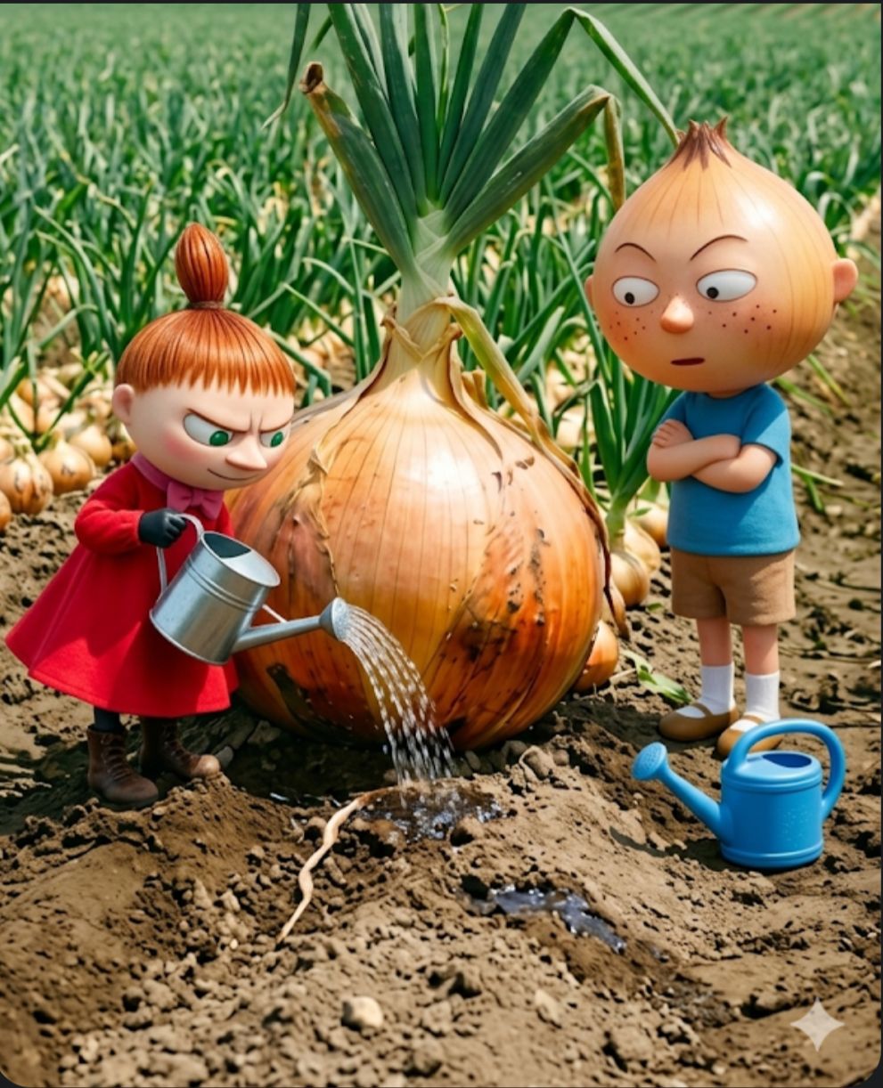 どうして、この玉ねぎ、こんなに大きく育ったんでしょう？
