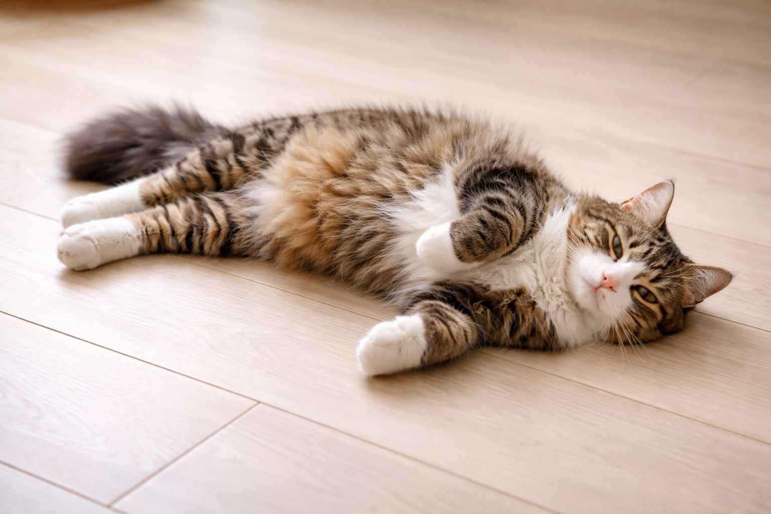 全力で応援したとき、この猫はどうなる？