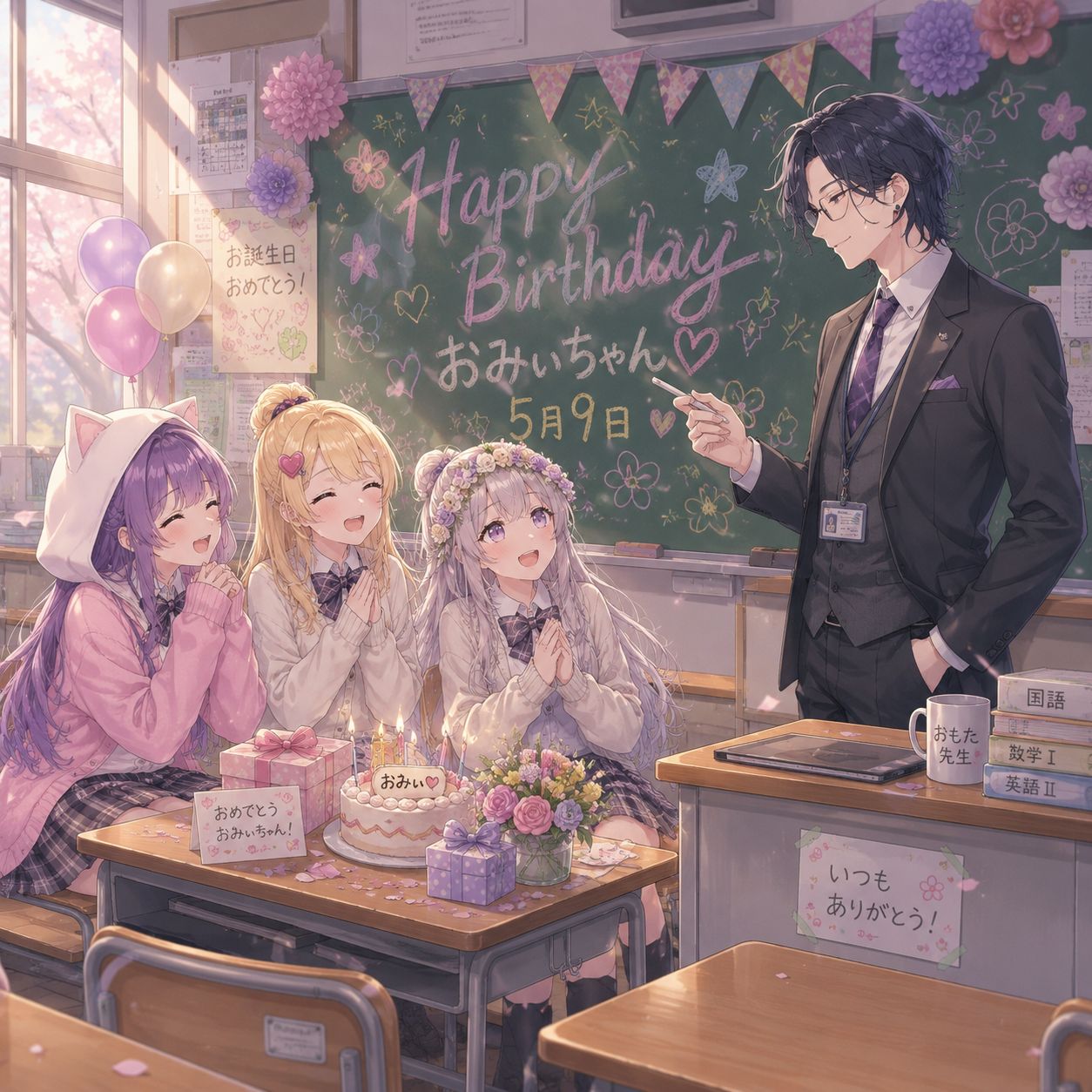 2026/05/09 ٩( ᐛ )وﾔｧｰ！今日は、なんの日？おみぃの特別な日✨️🎉想い出や好きな所お祝いコメントどしどし募集中( ˶'ᵕ'🫶🏻)💕