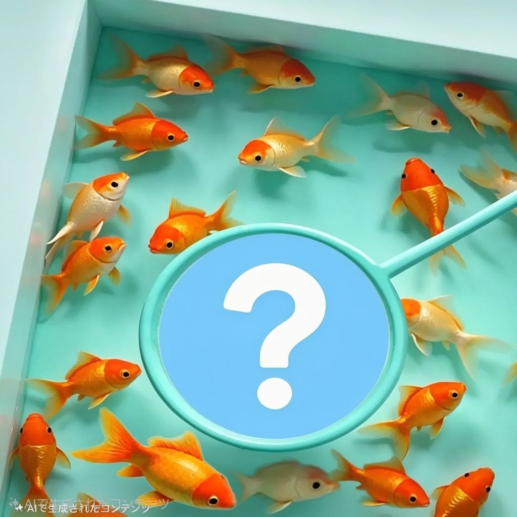 【お題】夏祭りの金魚すくいで遊んでいたところ、風変わりなモノをゲットしました。ポイで掬(すく)えたモノとは？