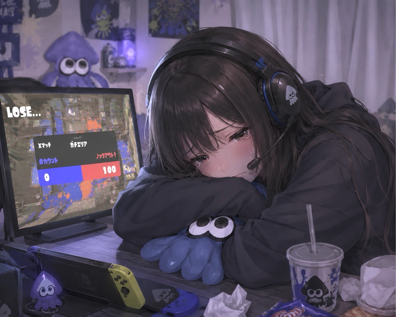 彼女･彼氏がXマッチ潜って「負けちゃった🥲」って悲しんでたら、なんて声を掛ける？