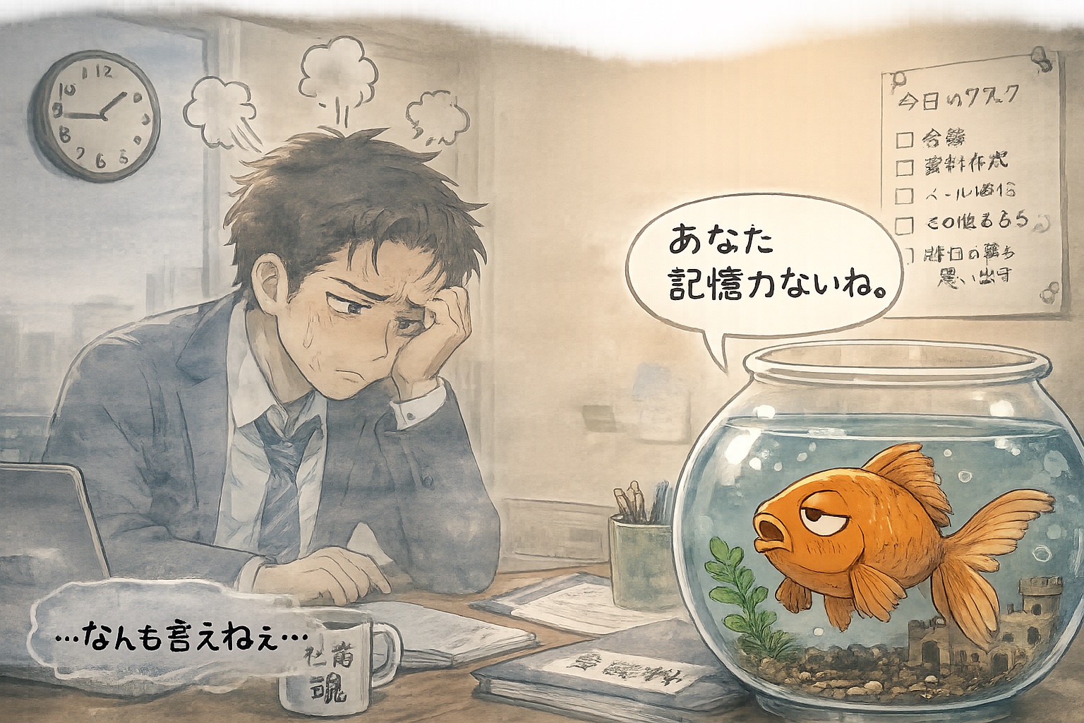 すぐ忘れるんなんでや？