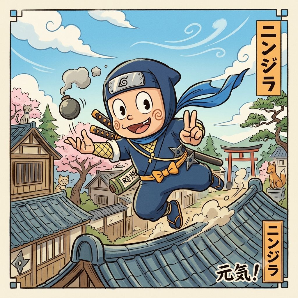 あっ!!忍者ナットリくんだ!!🥷
