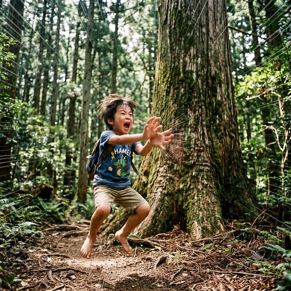 写真のように太郎君は『波動砲』を発射しました。何が起きた？