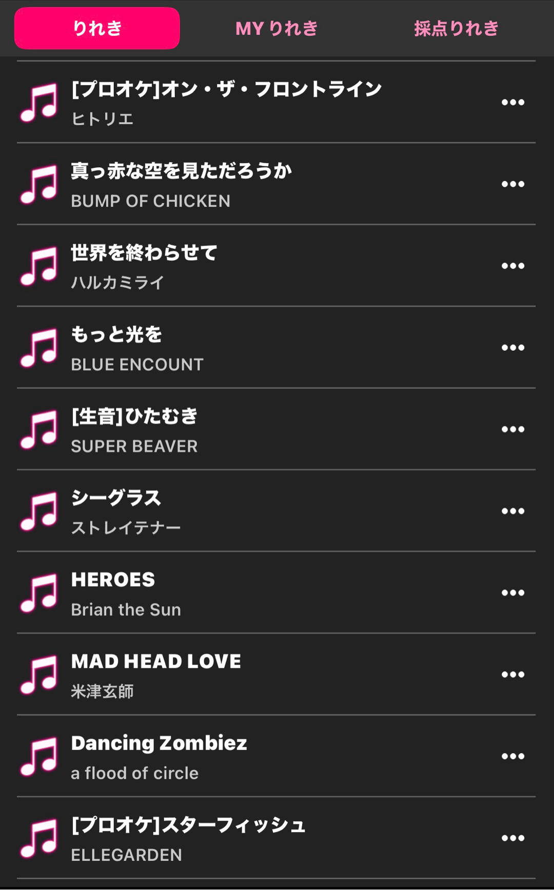 邦ロ好きだけでカラオケ行ったらなに歌う🎤？