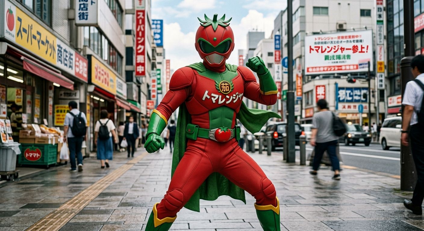 参上っ！！野菜戦隊トマレンジャー！トマレンジャーの弱点とは？！