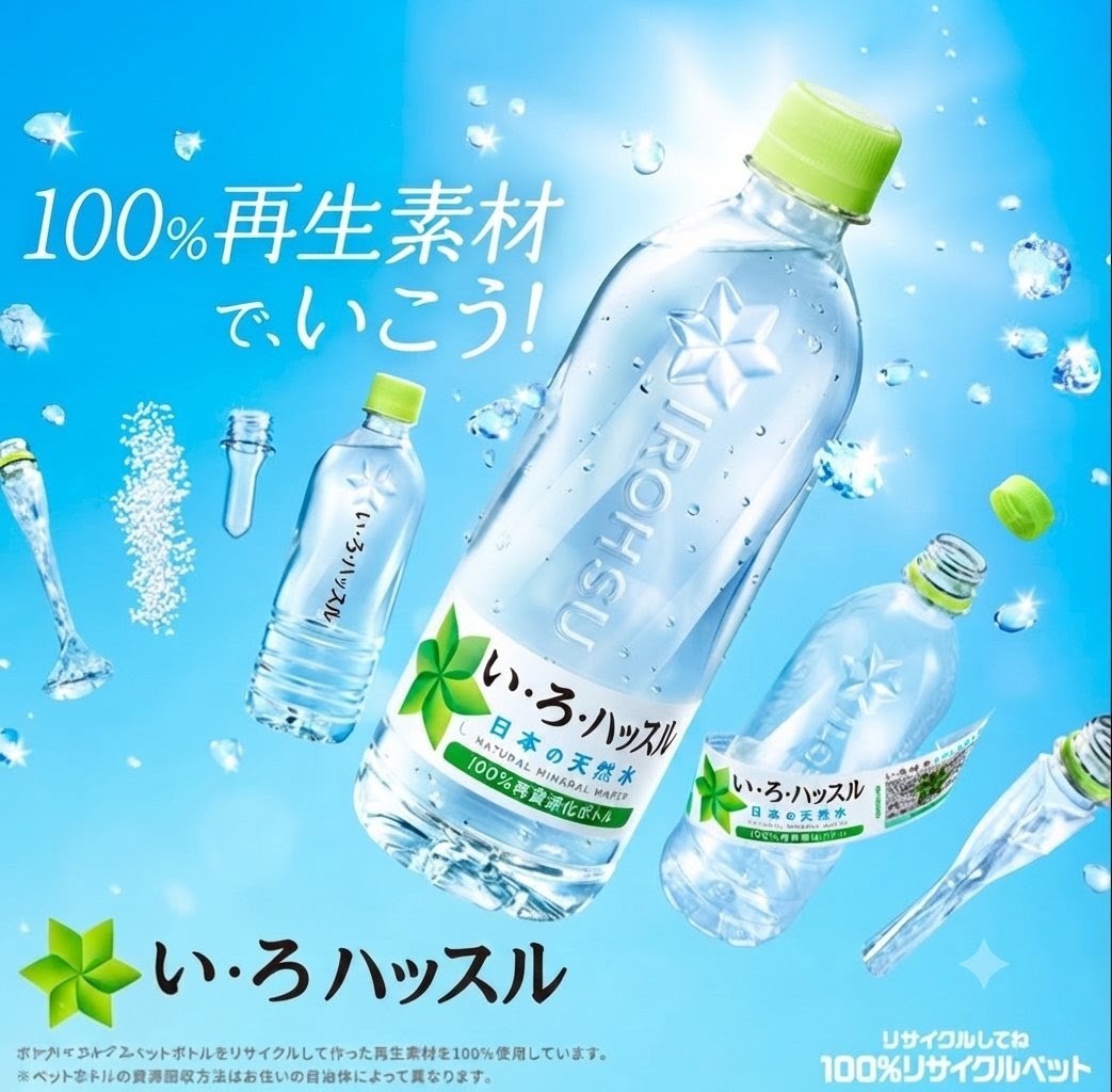 ペットボトル飲料、い・ろ・は・す がリニューアルしました、その中身は?(画像あり)