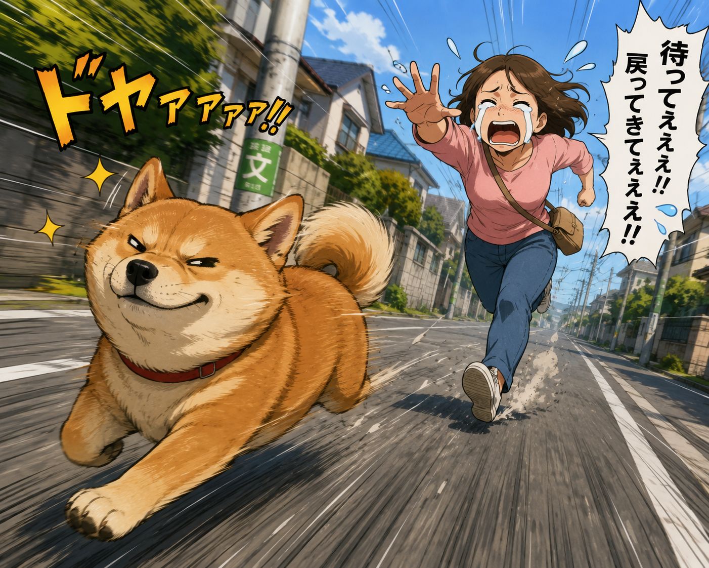 脱走した凄まじい速い犬を捕まえる方法