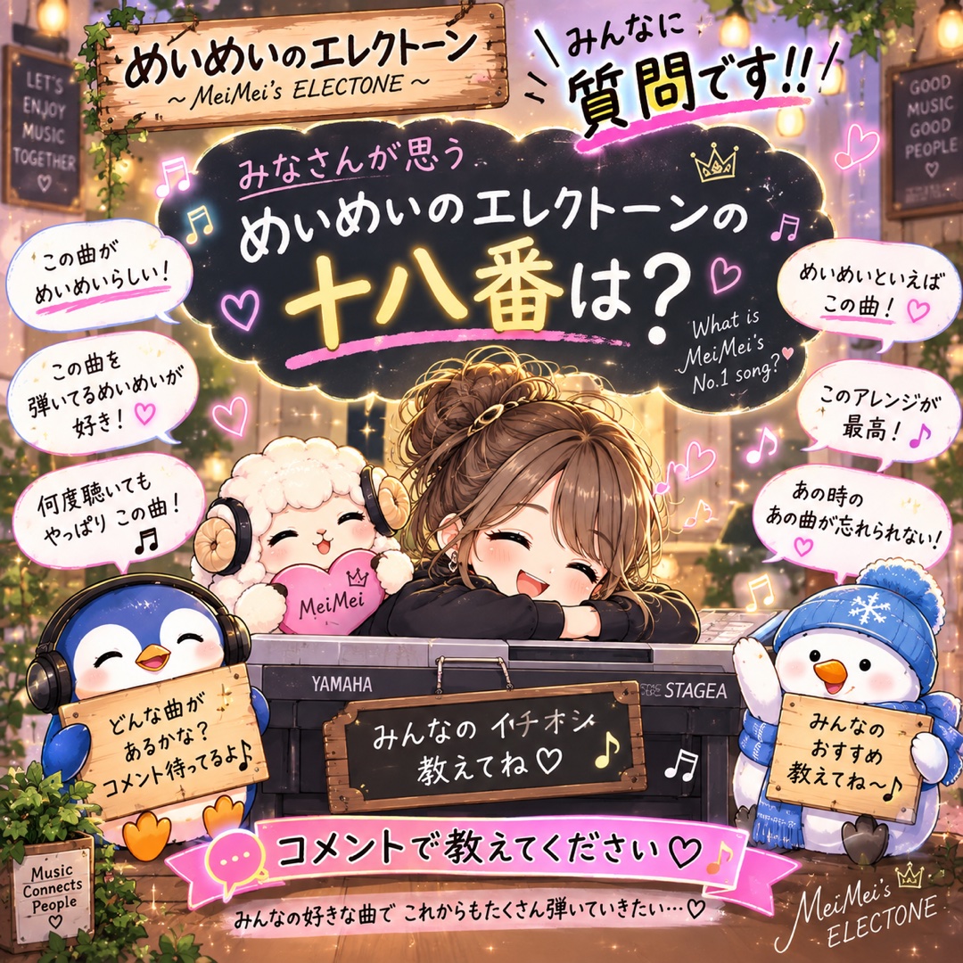 めいめいのエレクトーンの十八番といえば？