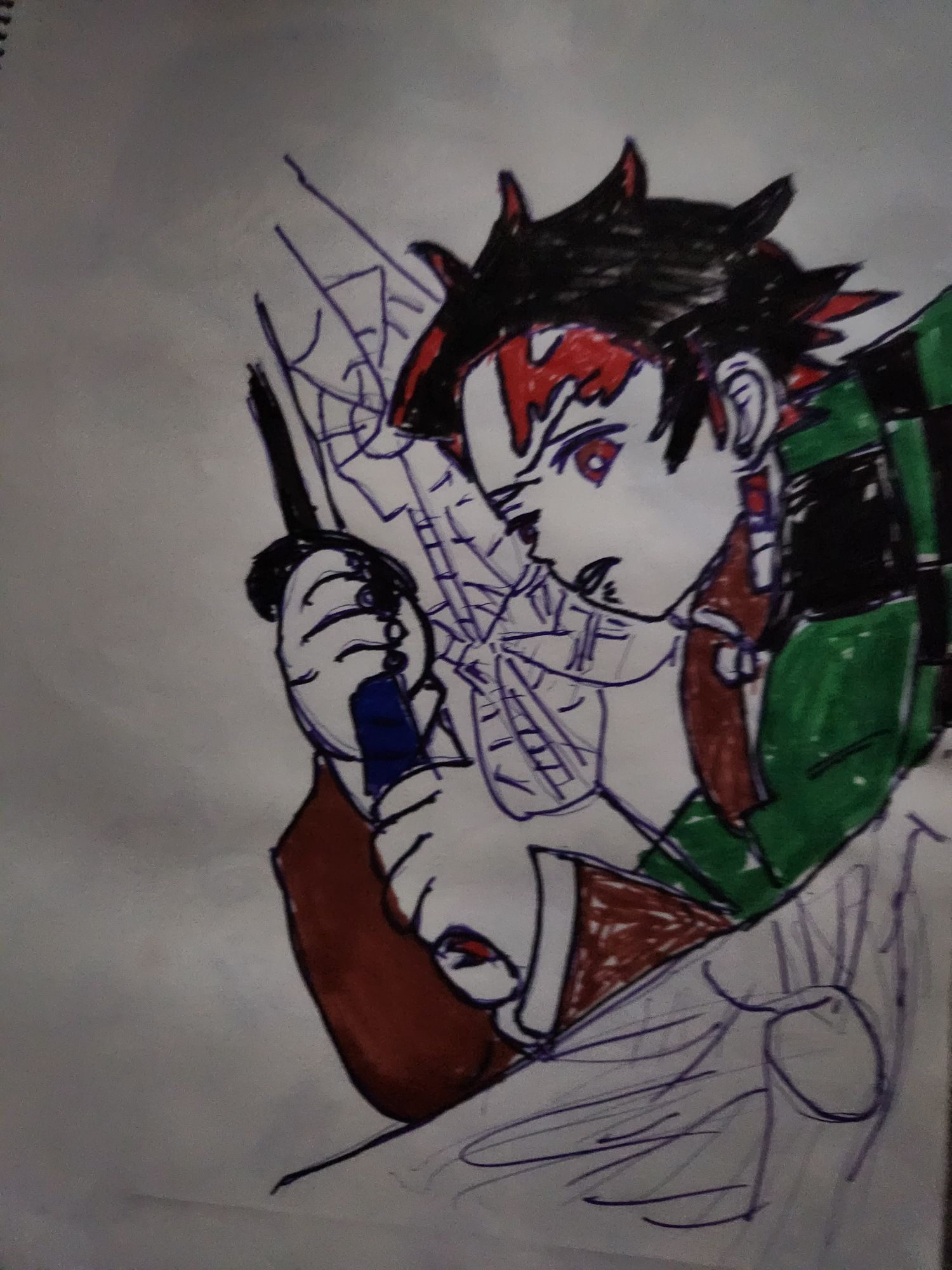 皆さんは 鬼滅の刃の絵を書いていますか
