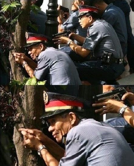 【画像で一言】密着フィリピン警察24時