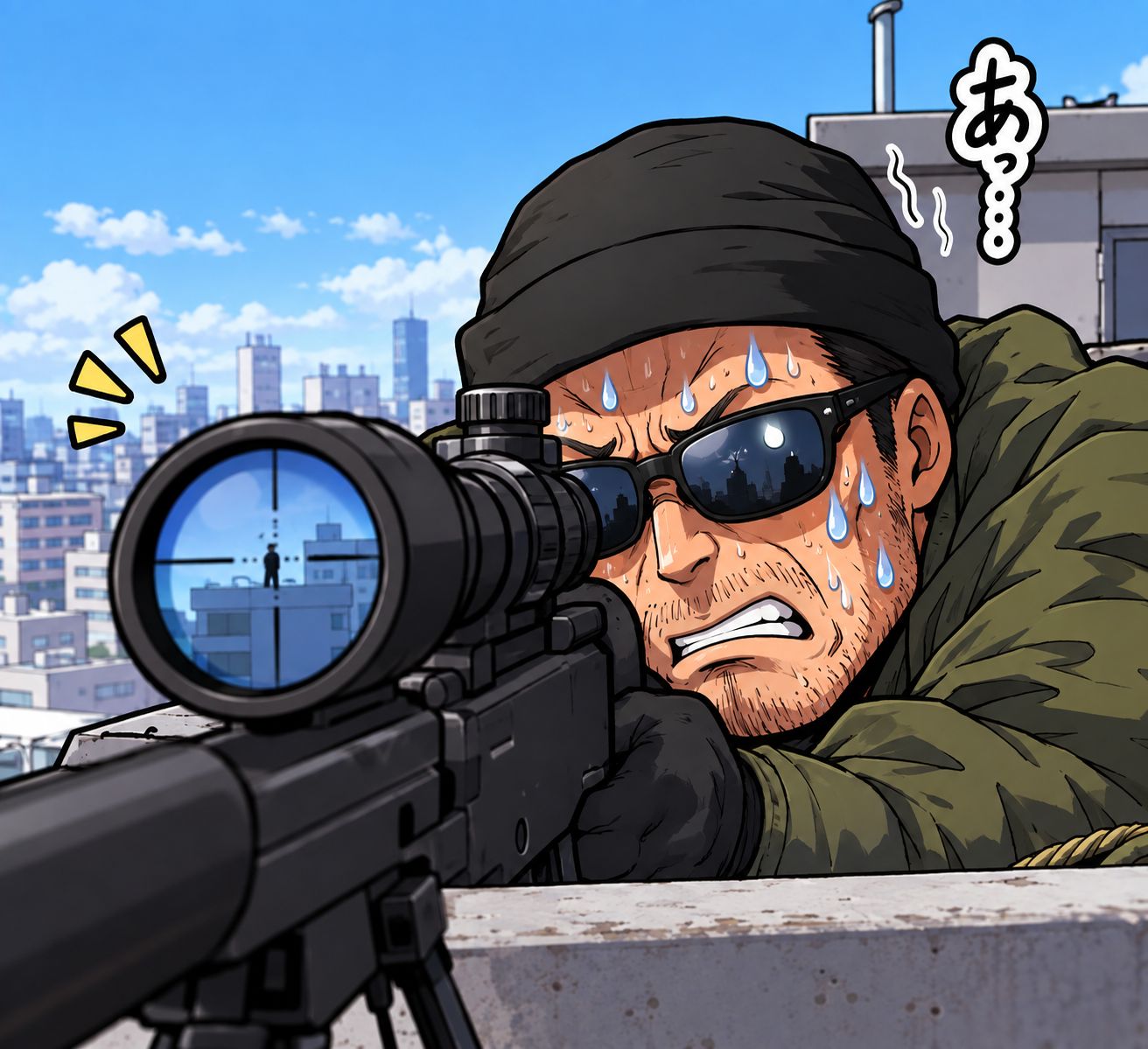 プロのスナイパーは何に気が散ってる
