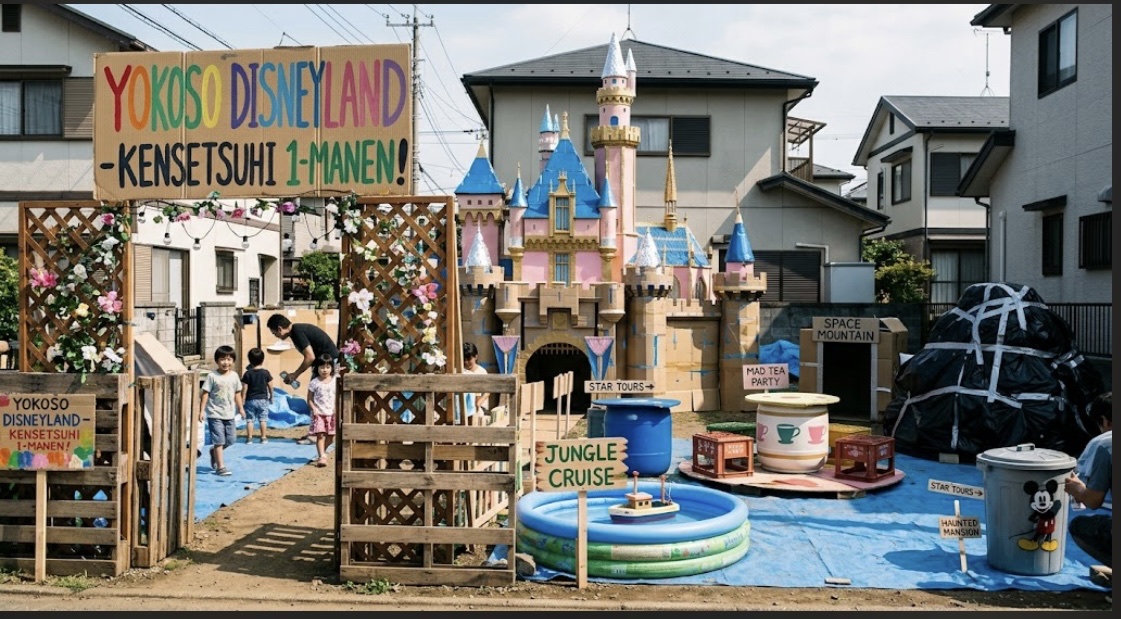 建設費1万円のディズニーランドでありがちなこと