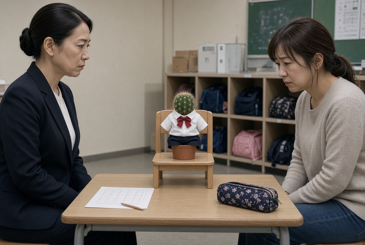 とある学校の三者面談で‥