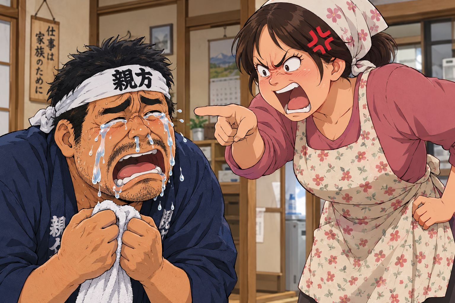 嫁に怒られ号泣の大工の親方！現場では怖くて有名だが家庭では弱い！泣いた理由