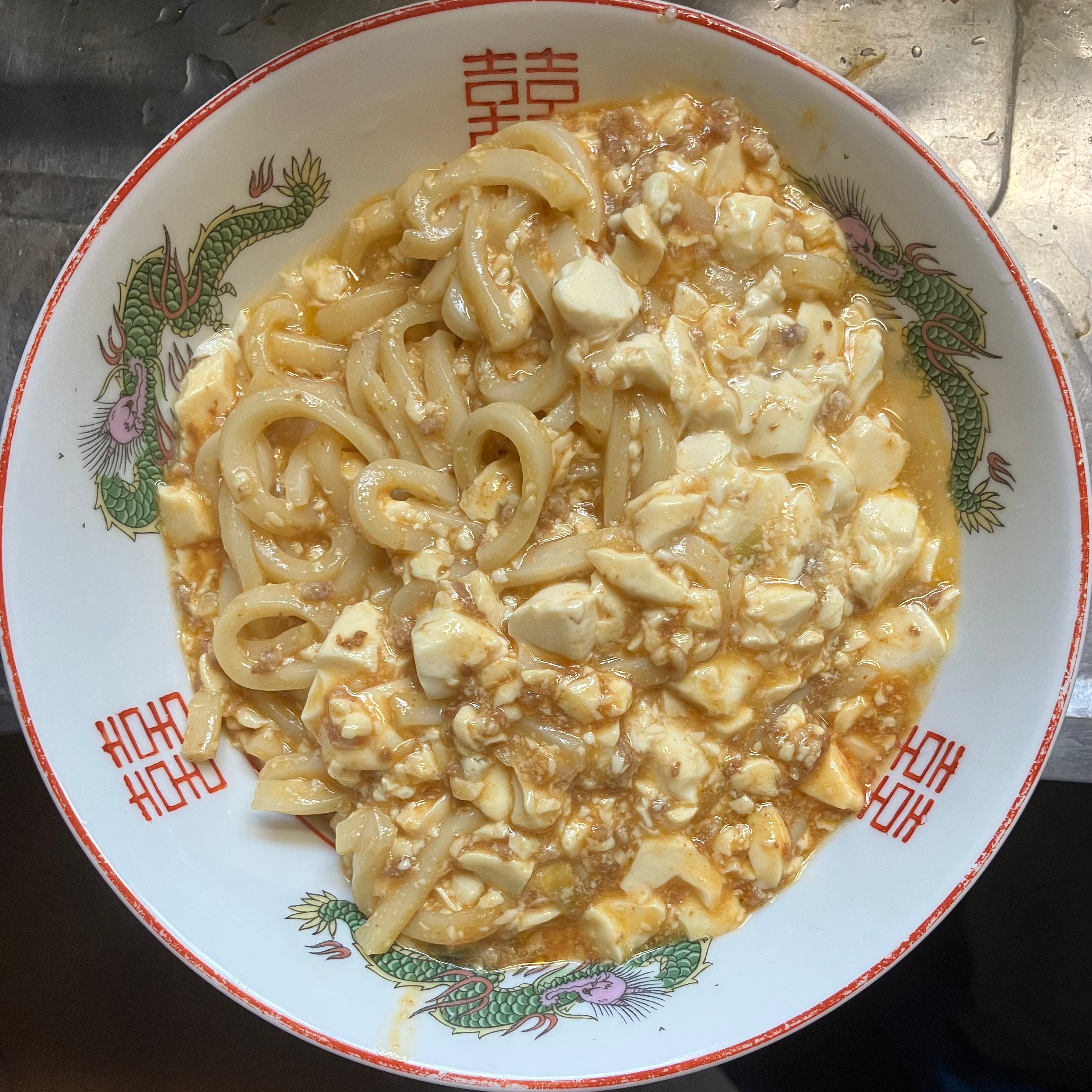 マーボーうどんあり！おいしい♪