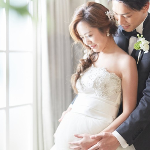 妊娠7ヶ月で結婚式